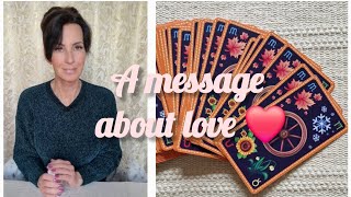 A message about love ❤️  Vala Tarot [upl. by Broeder768]