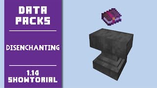 Disenchanting Data Pack  ShowcaseTutorial  Minecraft 114  116 [upl. by Georgena]