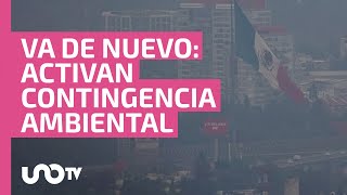 Alerta atmosférica activan Contingencia Ambiental ¿qué autos no circulan [upl. by Marino]