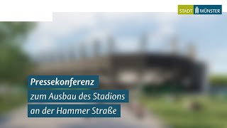 Pressekonferenz zur Stadionmodernisierung [upl. by Iznek]