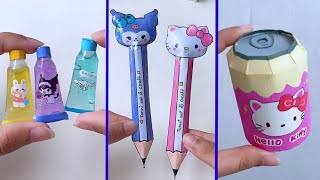 Paper craftEasy craft ideas miniature craft  how to make DIYschool projectTonni art and craft [upl. by Aniluj]