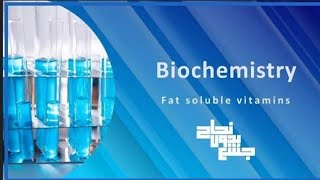 Fat soluble vitamins biochemistryL5amp6 revision [upl. by Elleoj]