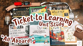 Ticket to Learning Unit Study Unboxing and Flip Through [upl. by Oelgnaed]