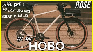 Rose all new Hobo  flatbar urban gravel bike and this is a steel bike [upl. by Javler]