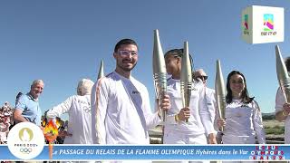 Le Relais de la Flamme dans le Var à Hyères La Route du Sel [upl. by Oiromed]