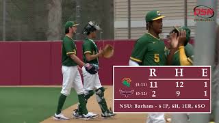 Highlights UMES Baseball Drops NEC Opener 112 To Norfolk State [upl. by Enylhsa303]