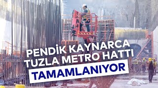 PENDİK KAYNARCA METRO HATTI TAMAMLANIYOR [upl. by Annuahsal662]