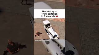 The entire history of transportation in less than 10 seconds 😭 meme [upl. by Tisman]