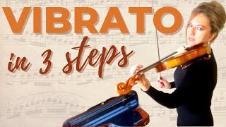 Three Steps to Developing a Healthy Violin Vibrato [upl. by Buyer844]