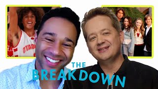 Corbin Bleu And Jason Earles React To Their Most ICONIC Disney Roles  The Breakdown  Cosmopolitan [upl. by Eanar]