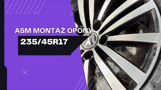 ASMR MONTAŻ OPONY 23545R17 [upl. by Artemus]