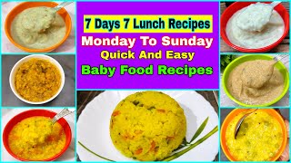 Baby Food Recipes For 1 Year To 3 Years Old  Weight Gaining Lunch For Baby  Healthy Food Bites [upl. by Boris]