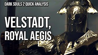 Velstadt shows us how far his king has fallen  Dark Souls 2 Analysis [upl. by Brahear]