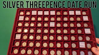 My Full CollectionDate Run of Silver Threepences [upl. by Dyun]