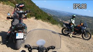 80 Enduro con una Cb500x Africa Twin y Ktm  Vuelta al mundo en moto Cerdeña [upl. by Aillicsirp698]