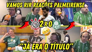 REAÇÕES PALMEIRENSES REVOLTADOS COM A DERROTA CORINTHIANS 2 X O PALMEIRAS REACT BR 2024 [upl. by Anilocin251]