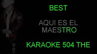 EL COMPA 1 MARTIN CASTILLO KARAOKE [upl. by Simara526]