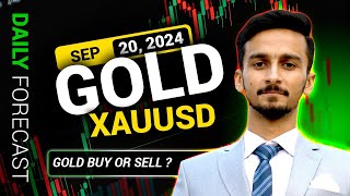 DONT SELL GOLD GOLDXAUUSD DAILY FORECAST  20 SEPTEMBER LIVE ANALYSIS xauusdforecast [upl. by Nnayr]