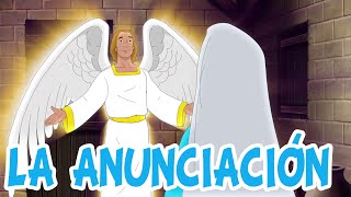 La Anunciación El ángel Gabriel se aparece a María  Hermano Zeferino 07 clip [upl. by Esirahc233]