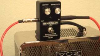 Behringer DC9 Compressor  Squier Tele  VOX Nightrain [upl. by Arbed]