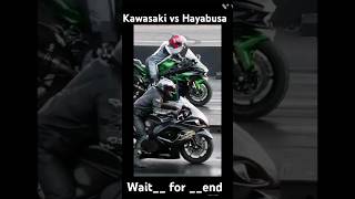 Kawasaki Ninja h2r vs Hayabusa race 🎮😱😱 kawasakininjah2r hayabusa [upl. by Irah447]