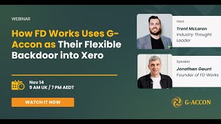 How FD Works Uses GAccon as Their Flexible Backdoor into Xero [upl. by Ellehcin]