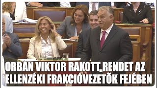 Orbán Viktor viszonválasza a frakcióvezetők felszólalására 20240930 [upl. by Grimbly505]