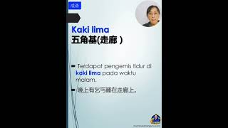 Kaki Lima 成语的意思和与句子 [upl. by Veats]