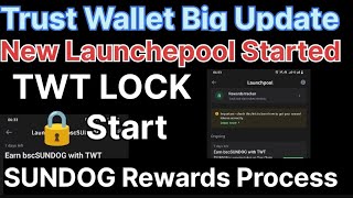 New Launchpool Open Lock TWT and Collect Sundog Token Rewards Today [upl. by Enilasor]