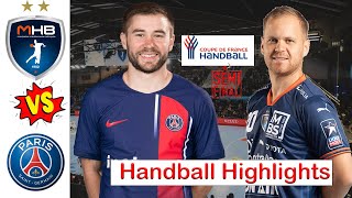 PSG Handball Vs Montpellier Handball Highlights Semifinal Coupe de france 2024 [upl. by Erdda]