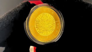 2025 Canada 1 oz Our Purest Maple Leaf Gold Coin 99999 Fine in Assay [upl. by Lustick]