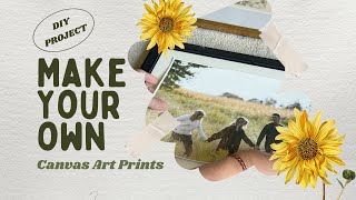 How To Print Your Own Canvas Prints At Home [upl. by Xavier698]