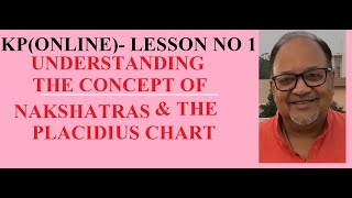 KP ONLINE CLASS  LESSON 1   UNDERSTANDING NAKSHATRAS [upl. by Aierb]