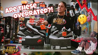 IS THE NEW AIR JORDAN 3 BLACK CEMENT WORTH PICKING UP DROVE FAR TO TRADE FOR HIS GRAILS TSKTVEP53 [upl. by Haron]