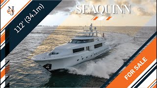 MY SEAQUINN for Sale  112’ 341m Westport Yacht [upl. by Edi]