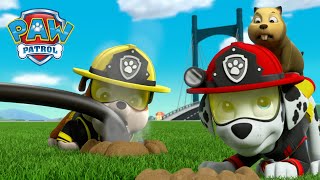 LUltimate Rescue Marshall arrête un incendie souterrain et bien plus encore   PAW Patrol [upl. by Maitilde]