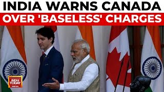 MEA Slams Canadas Absurd Baseless Charges Warns of Bilateral Ties Impact  India Today [upl. by Asi]