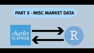 Charles Schwab Trader API amp R  Misc Market Data Wrappers [upl. by Idolla250]