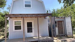 Tuff shed two story barn style cabin Tiny home 16x16 [upl. by Dario819]