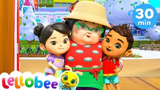 The Growing Song  🍯 Lellobee City Farm  Preeschool Playhouse [upl. by Elocn]