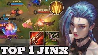 Wild rift jinxtop 3 jinx game play rank challnger [upl. by Bores]