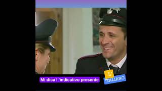 I CARABINIERI E il PRESENTE INDICATIVO DI CAMMINARE learnitalian filmitaliani italianmovies [upl. by Leuqram525]