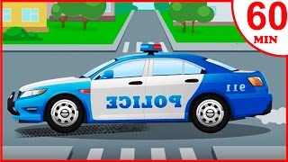 Das Polizeiautos Kinderfilme  Cartoon für Kinder  Animierter Zeichentrick in Deutsch [upl. by Wadsworth]