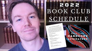 Revealing the Book Club Schedule for 2022 Hardcore Literature [upl. by Aicemak]