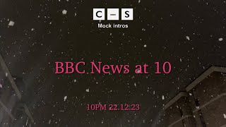 BBC News at Ten intro 10pm 221223 MOCK [upl. by Ru]