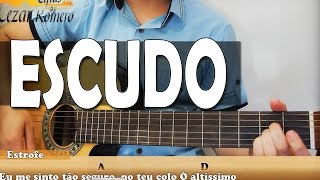 Aula de Violão Gospel  Escudo Voz da Verdade  versao iniciantes [upl. by Bentlee37]