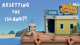 Lets Play  Resetting My Island  Animal Crossing New Horizons [upl. by Gotthard905]