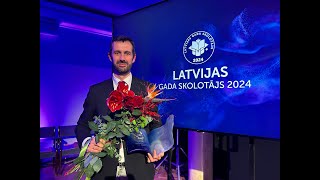 Spāņu valodas skolotājs Francisco Nunez  quotLatvijas gada skolotājs 2024quot [upl. by Carlyn]