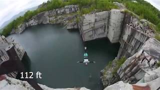 Travis Sims Best Of Highlights  Highest Cliff Jumps in America 130FT DOUBLE FLIPS [upl. by Merdith]