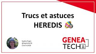 Trucs et astuces Heredis n°4  Les rubriques personnelles [upl. by Jerri]